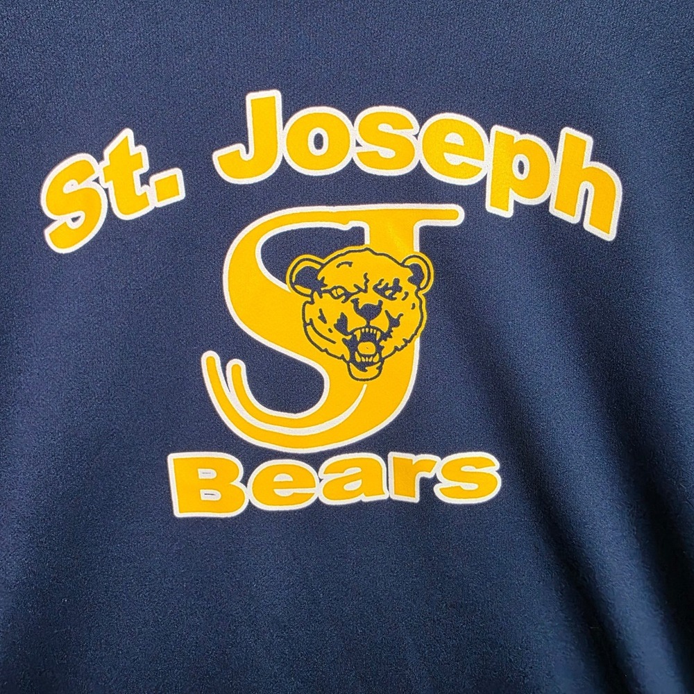 Champro Sports St Joseph Bears T-Shirt Mens 2X Navy Blue Dri-Gear Performance